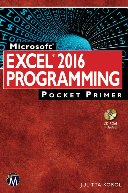 Microsoft Excel 2016 Programming Pocket Primer